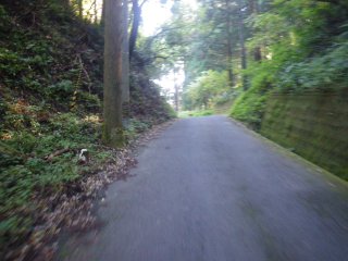 一乗谷への峠道